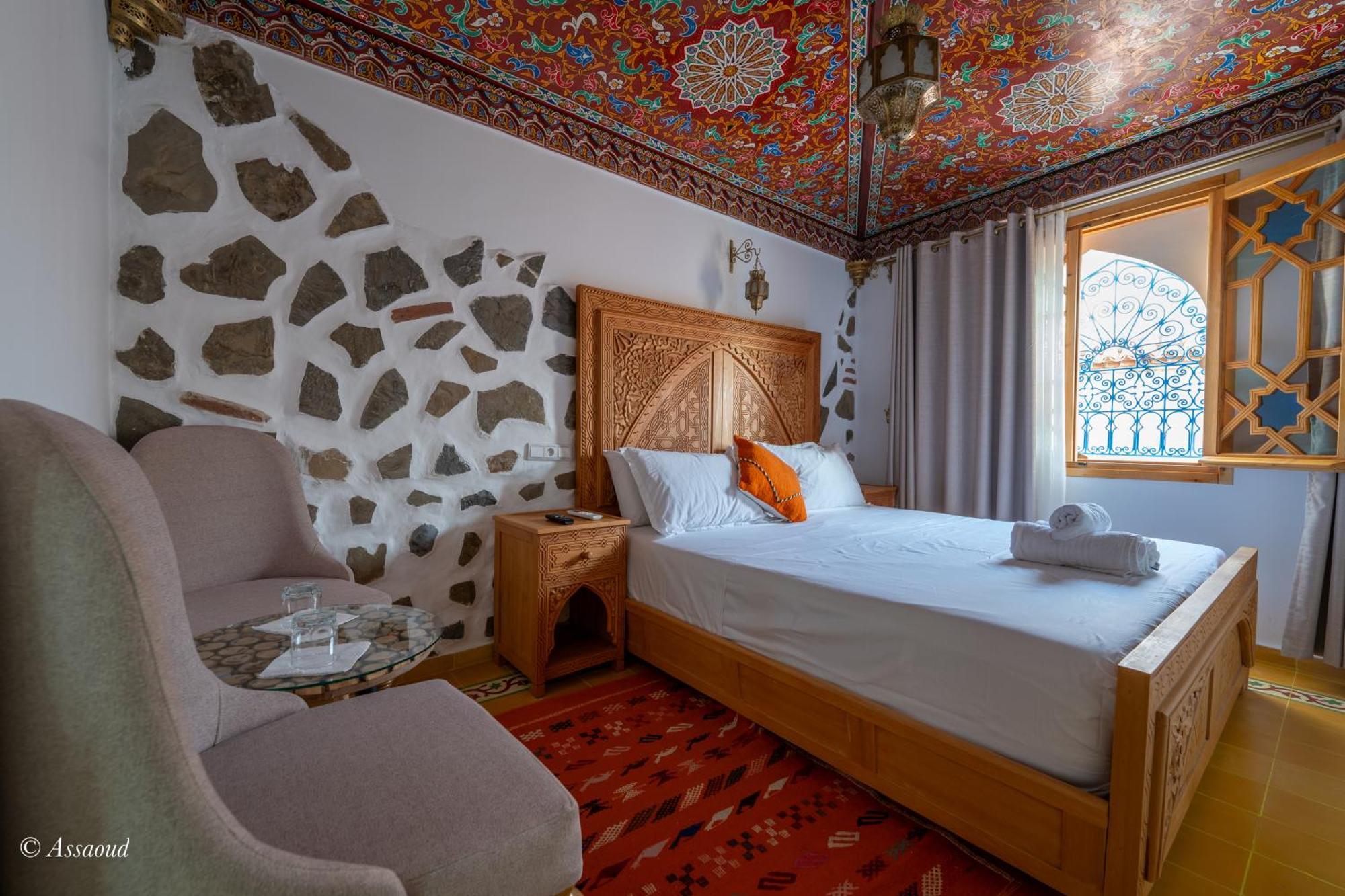 Riad Alhambra Chefchaouen Kamer foto